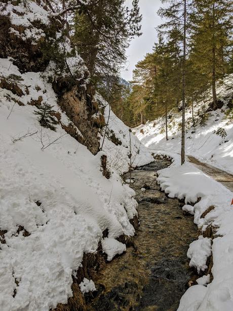 Mittenwald - Steingarten - Lautersee -Leintal - Bilder - 30 Pics - 29.02.2020