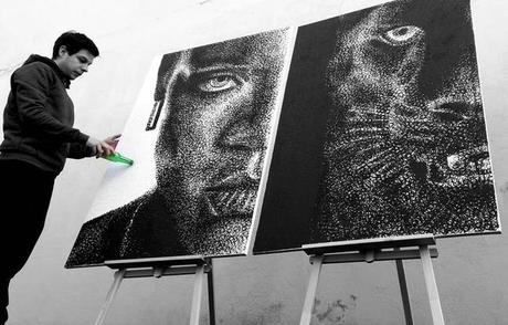 News bière – Ils peignent avec des bouteilles de bière et inventent la peinture à la bière
– Malt Alexandre Caillarec de NAART BEERPAINTING