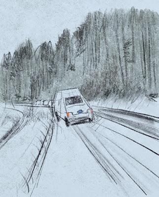 Dessin sur la Route, Drive by Drawing.