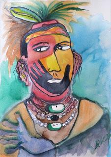 En expo avec la Société Bordelaise d'aquarelle à Bordeaux Caudéran Mars 2020