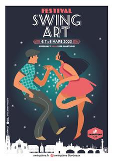 Swing and Draw Bordeaux 6-7-8 mars 2020 des artistes: danseurs et peintres-dessinateurs