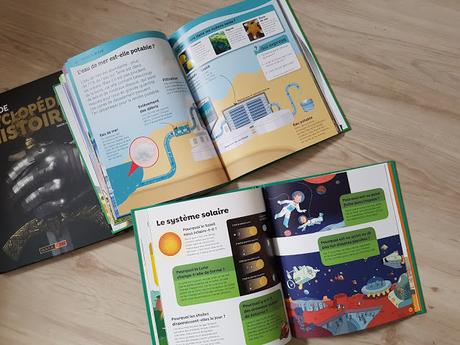 Feuilletage d'albums #80 : Nouveautés Documentaires Jeunesse Editions Nathan : Tous les pourquoi - La grande encyclopédie de l'Histoire - L'encyclopédie de la Terre