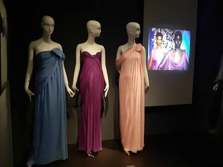 Exposition Yves Saint Laurent Haute Couture musée des tissus Lyon Région Auvergne Rhône Alpes