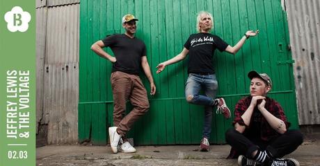 Jeffrey Lewis and The Voltage au Botanique ( Witloof Bar), Bruxelles, le 2 mars 2020.