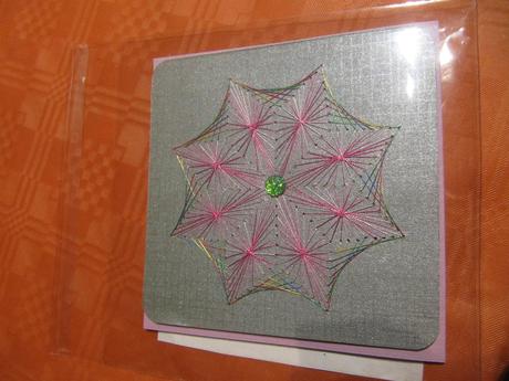 Mes ouvrages - cartes brodées - 2ème série