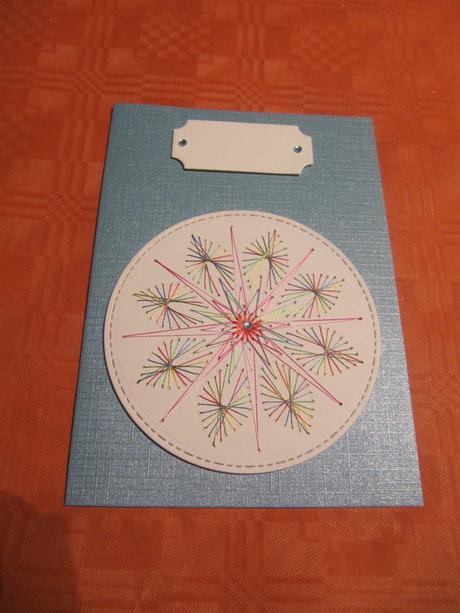 Mes ouvrages - cartes brodées - 2ème série