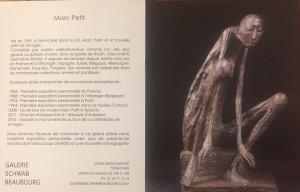 Galerie Schwab Beaubourg-  exposition Marc Petit (œuvres récentes) 27 Mars au 2 Mai 2020