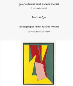Galerie Denise René (marais)   Hard Edge   12 Mars au 2 Mai 2020