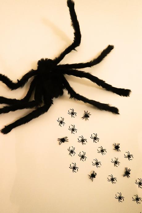 suivez les araignées hagrid halloween idée - blog déco - clem around the corner