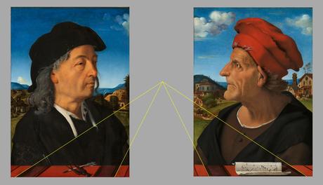 Portraits of Giuliano and Francesco Giamberti da Sangallo schema