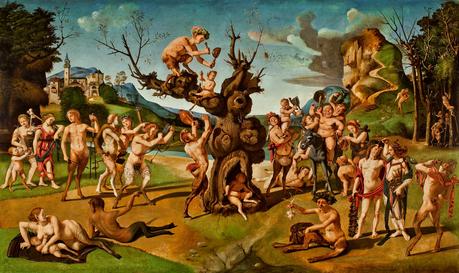 Piero di Cosimo 1499 Bacco_scoperto_miele ]Worcester Art Museum