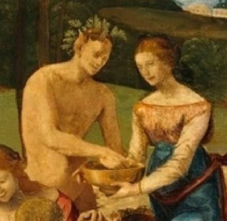 Piero di Cosimo 1500 ca Disavventure_di_Sileno Fogg Art Museum detail pan