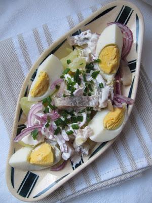 Tartare de harengs marinés