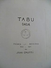 Tabu Dada -Billet n° 201