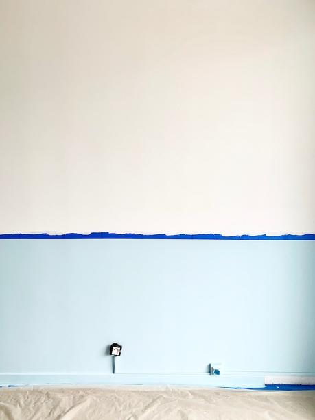 créer mur bicolore peinture decor mural - blog déco - clem around the corner