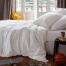  Parure de lit pour enfant en pur coton lavé biologique, collection Souffle, Carré Blanc 