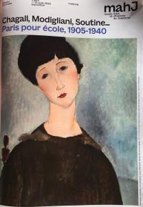 « Paris pour école »    Chagall Modigliani Soutine – MahJ- 2 Avril au 23 Août 2020