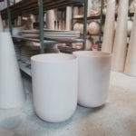 Faïences revisitées par Aurélie Richard pour les Faïencerie de Charolles