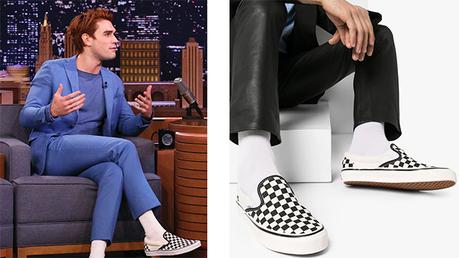 STYLE : KJ APA with checkered sneakers