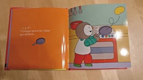 T’choupi fait des crêpes de Thierry Courtin
