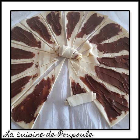 Croissant au nutella