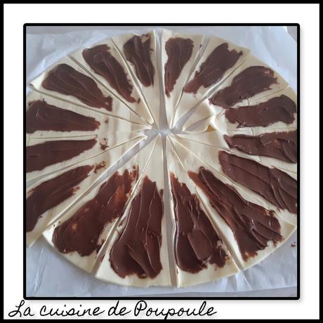 Croissant au nutella