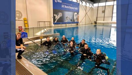 Thomas commence à s’entraîner pour une deuxième mission spatiale