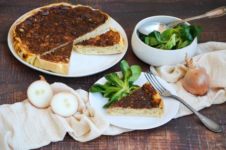 Quiche aux oignons et parmesan Quiche aux oignons et parmesan