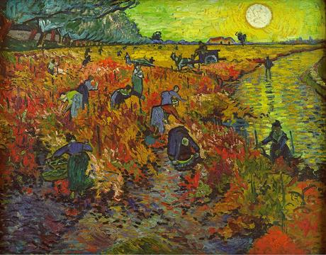 Van Gogh 1888 La vigne rouge Musee des Beaux-Arts Pouchkine (F 495) 75 x 90