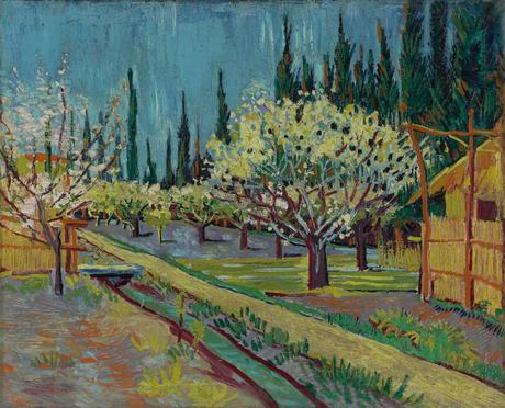 Van-Gogh-1888-Orchard-Bordered-by-Cypresses-Yale-University-Art-Gallery.