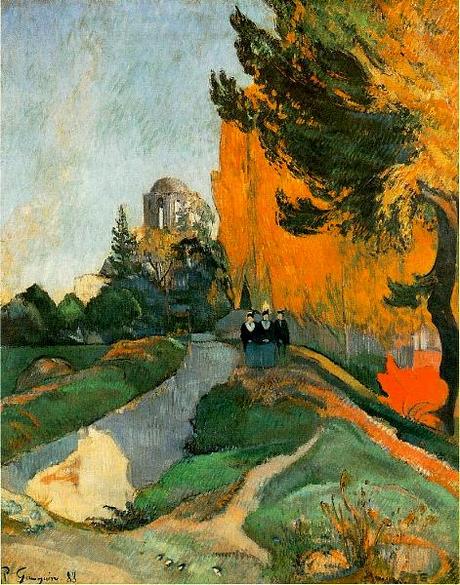 Gauguin 1888 Les Alyscamps Musee d'Orsay