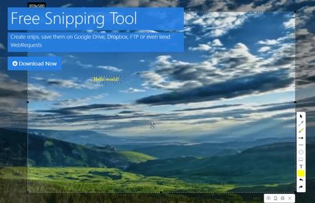 Free Snipping Tool - outil de snipping qui aime bien partager