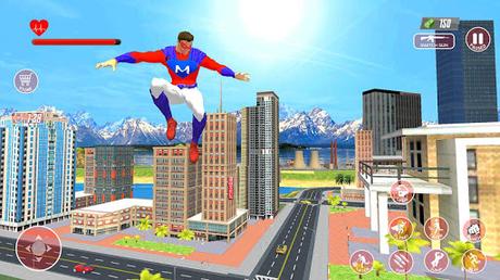 Télécharger Gratuit Super-Hero Flying Simulator 3D APK MOD (Astuce) Télécharger Gratuit Super-Hero Flying Simulator 3D APK MOD (Astuce) 2
