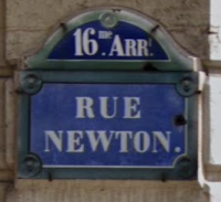 Les logements de Richard Wagner : le 16 de la rue Newton à Paris.