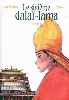 Le sixième Dalaï-Lama - tome 3 un manhua édité par les éditions Fei