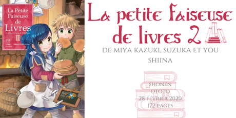 La petite faiseuse de livres #2 • Miya Kazuki, Suzuka et You Shiina
