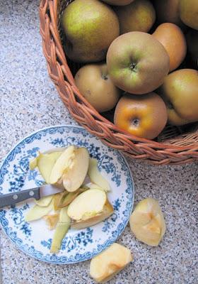 Compote de pommes au cidre & au calva