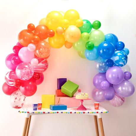 Arche de ballons multicolores - My Little Day - le blog