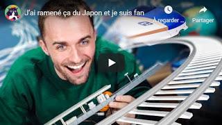 [Vidéo] Squeezie revient du Japon... et ramène un train !