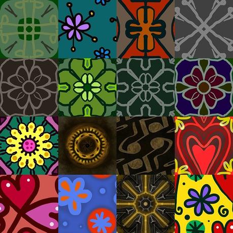 Le bai jia bei ou la couverture aux 100 vœux Collage, Patchwork, Résumé, Scrapbooking, Patrons, Art