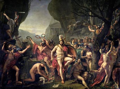 David 1814 Leonidas aux Thermopyles Louvre
