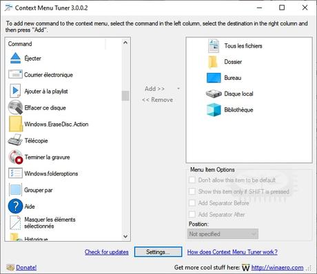 Context Menu Editor for Windows 7 & Vista