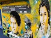 street-artiste C215 propage L’amour temps coronavirus profit soignants