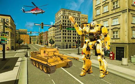 Télécharger Gratuit Real Red Ranger robot transform-Red Ranger tank 3D  APK MOD (Astuce) 3