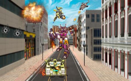 Télécharger Gratuit Real Red Ranger robot transform-Red Ranger tank 3D  APK MOD (Astuce) 5