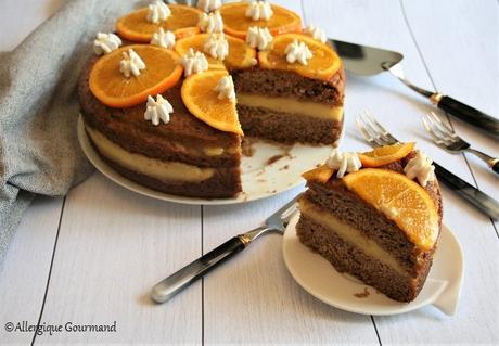 Gâteau à l'orange { sans gluten, sans lait, sans œufs }
