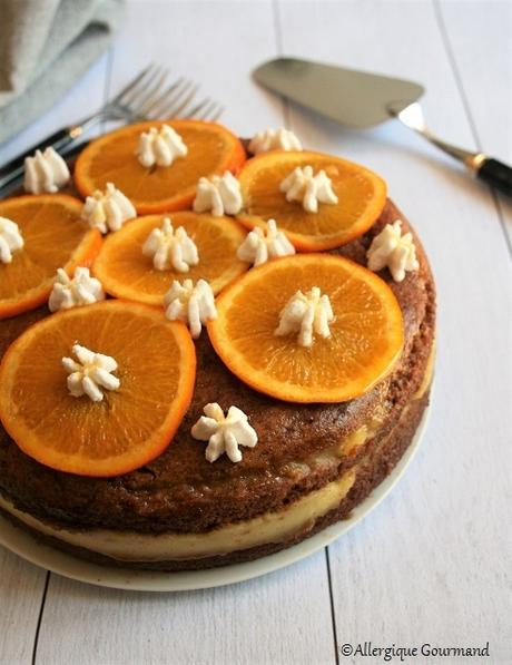 Gâteau à l'orange { sans gluten, sans lait, sans œufs }