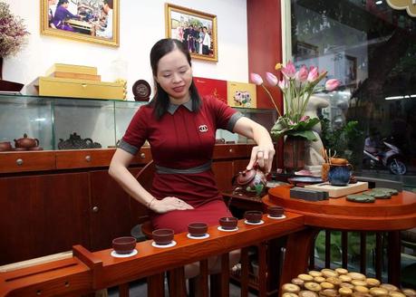 Lan Chi et son atelier de thé