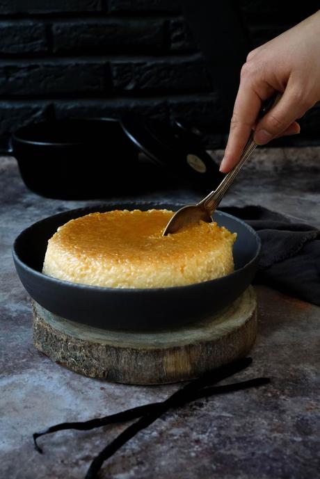 dessert de l'enfance , gâteau de riz , vanille de madagascar