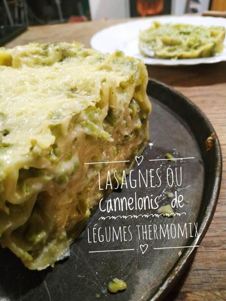 Lasagnes aux légumes thermomix